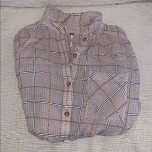 Free people pink flannel